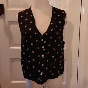 Vintage 1990s Y2K vest